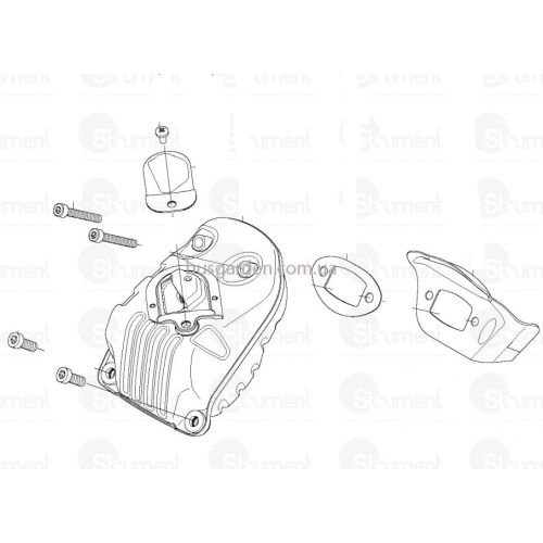 Глушник для бензопили Husqvarna 555/556/560 XP/XPG/562 XP/XPG