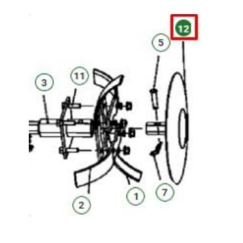 Диск защиты растений Husqvarna (5879861-01)