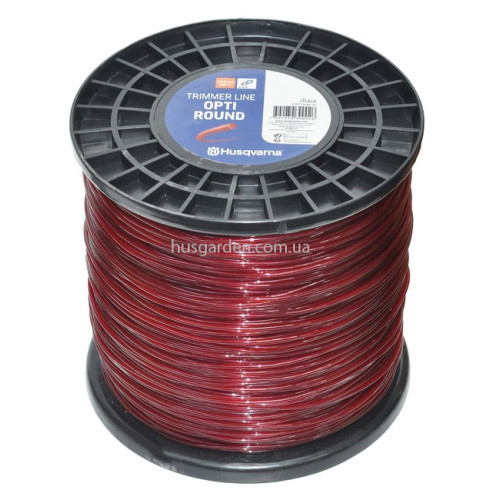 Ліска для тримерів Husqvarna Opti Round; 3,0мм*637м, червоний, котушка (5976688-43)
