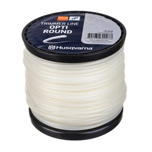Леска для триммеров Husqvarna Opti Round; 3,3мм*75м, белый, катушка (5976688-50)