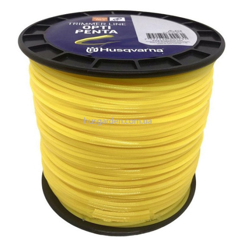 Леска для триммеров Husqvarna Opti Penta; 2,7мм*240м, желтый, катушка (5976690-11)