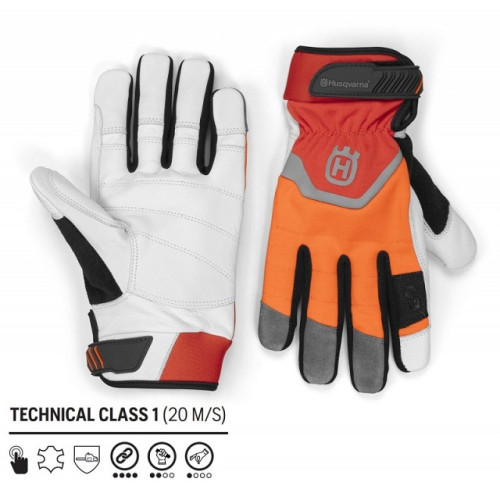 Рукавички Husqvarna Technical 20 із захистом; р. 8 (5996512-08)